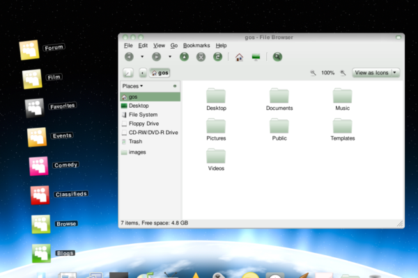Bom Linux para notebook? Vá até Good OS e pegue o gOS